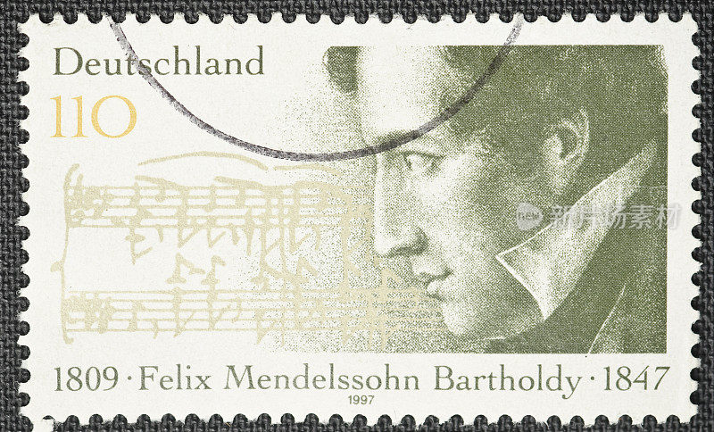 Felix Bartholdy德国邮票